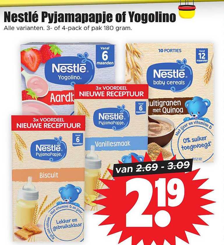 Nestlé Pyjamapje of Yogolino