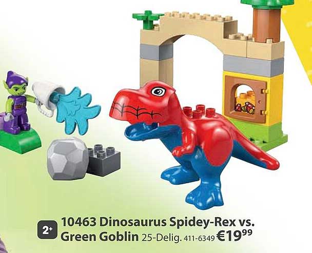 10463 Dinosaurus Spidey-Rex vs. Green Goblin