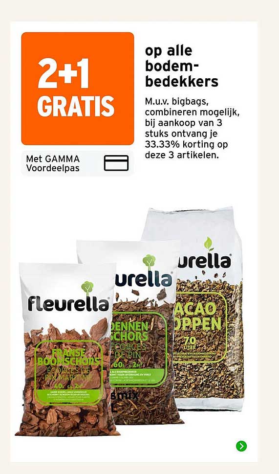 2+1 GRATIS op alle bodembedekkers