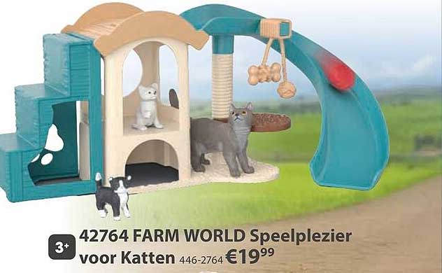 42764 FARM WORLD Speelplezier voor Katten