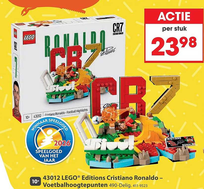 43012 LEGO® Editions Cristiano Ronaldo – Voetbalhoogtepunten