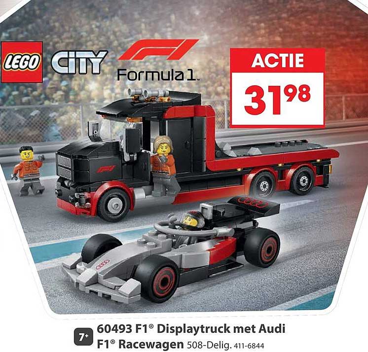 60493 F1® Displaytruck met Audi F1® Racewagen