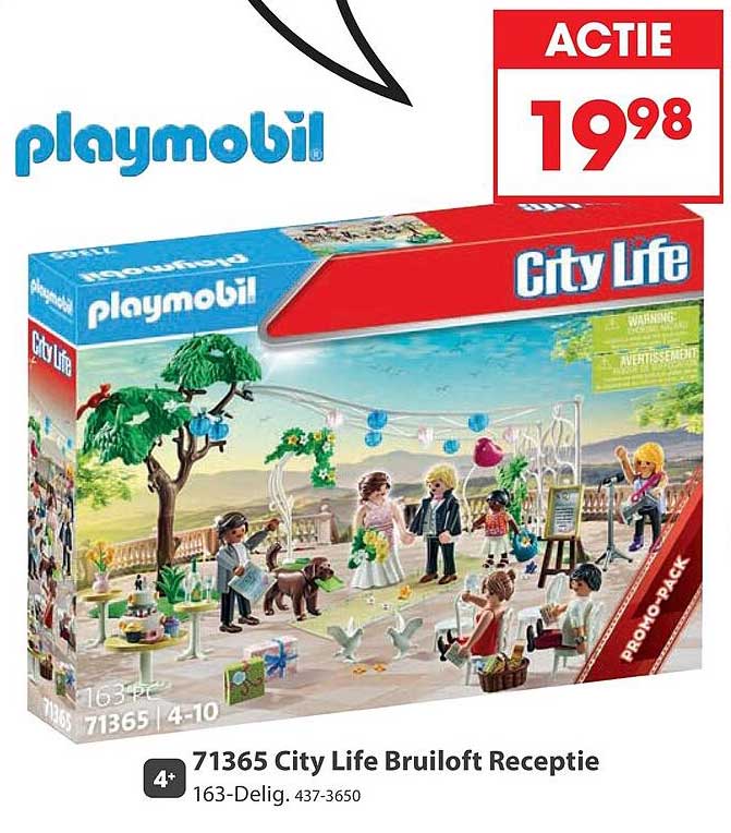 71365 City Life Bruiloft Receptie
