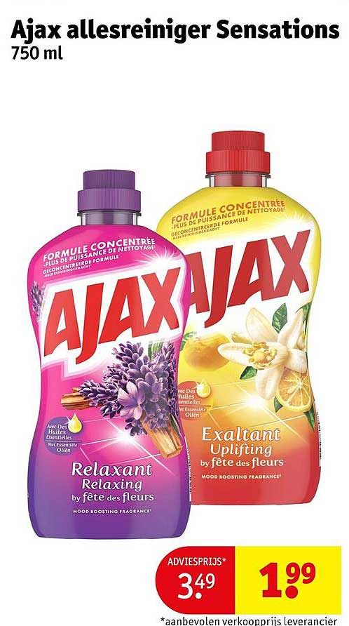 Ajax allesreiniger Sensations 750 ml