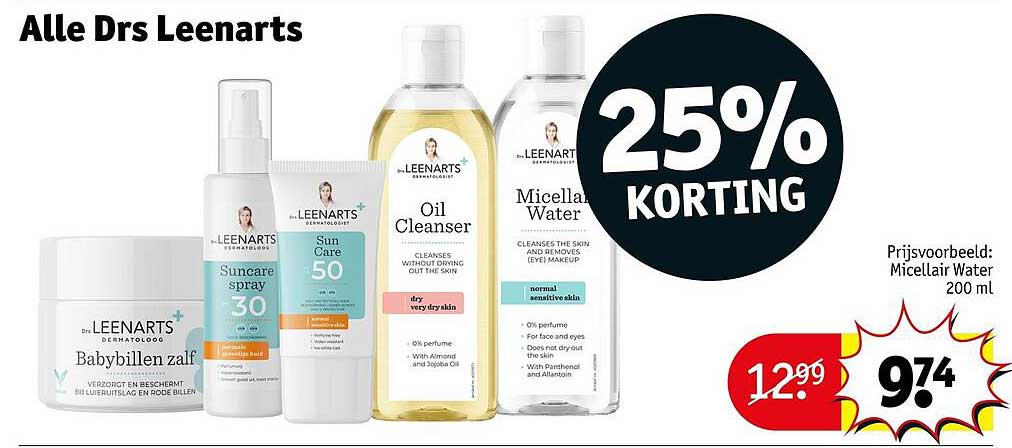 Alle Drs Leenarts 25% KORTING