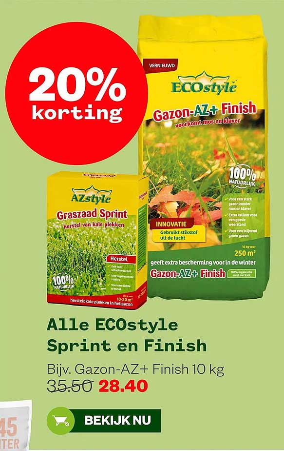 Alle ECOstyle Sprint en Finish