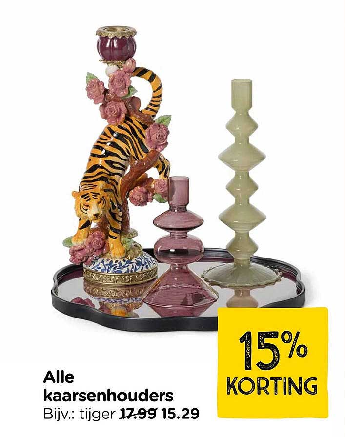 Alle kaarsenhouders 15% KORTING