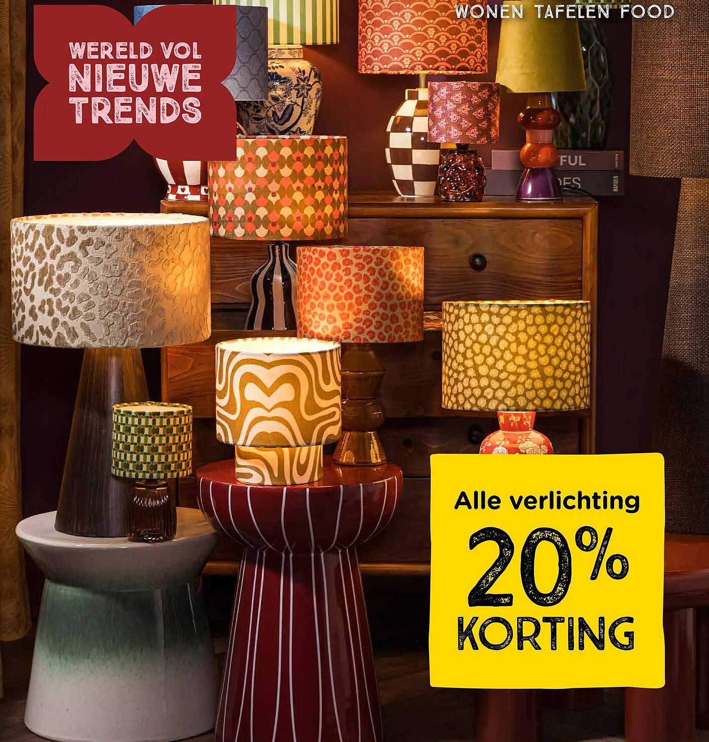 Alle verlichting 20% KORTING