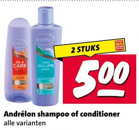 Andrélon shampoo of conditioner alle varianten 2 stuks