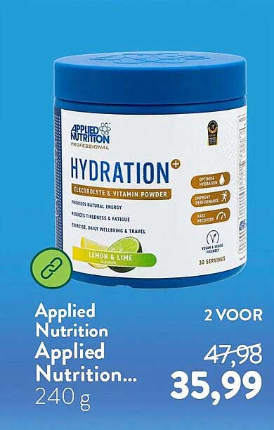 Applied Nutrition Applied Nutrition... 240 g 2 VOOR