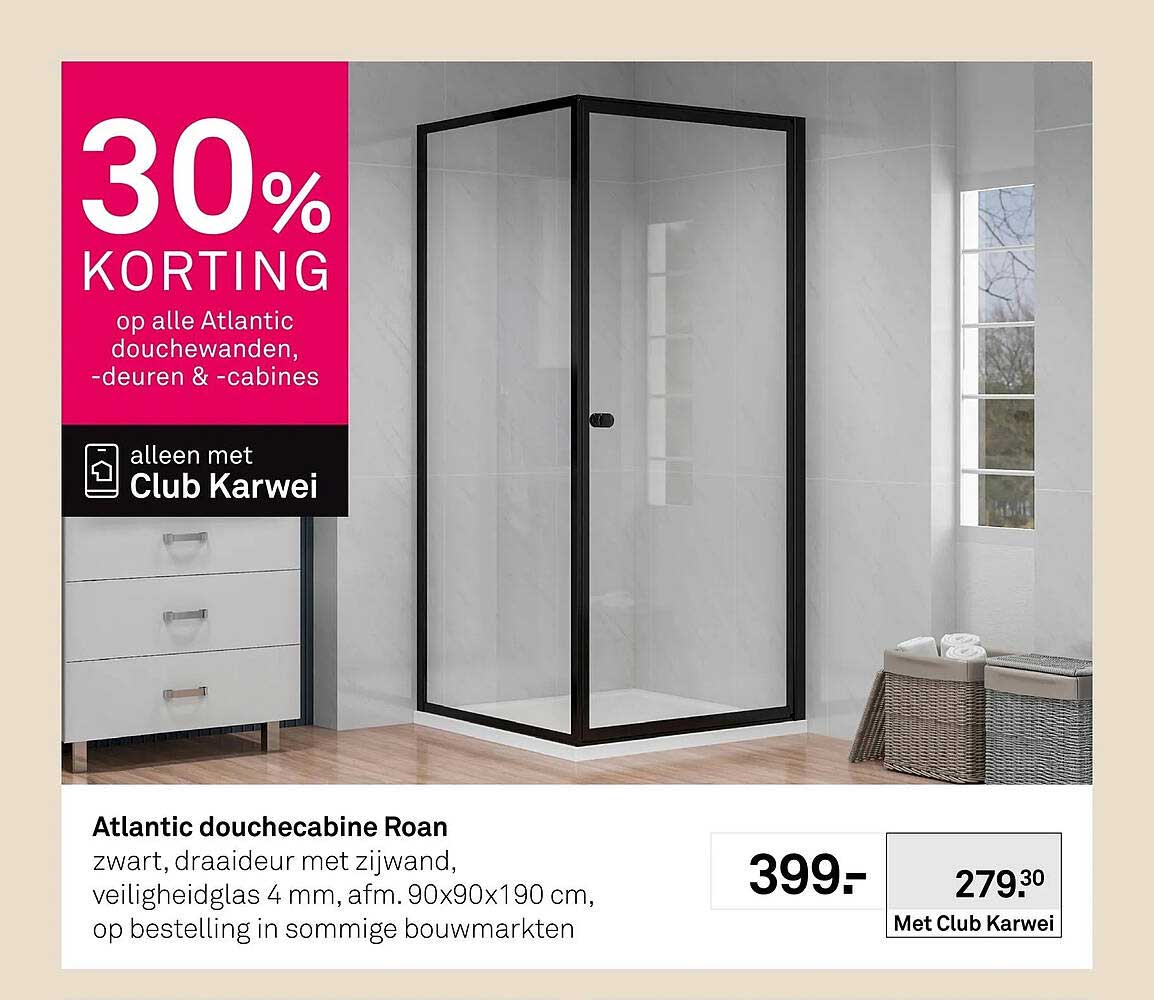 Atlantic douchecabine Roan