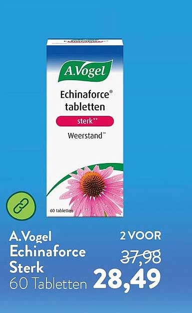 A.Vogel Echinaforce Sterk 60 Tabletten 2 VOOR