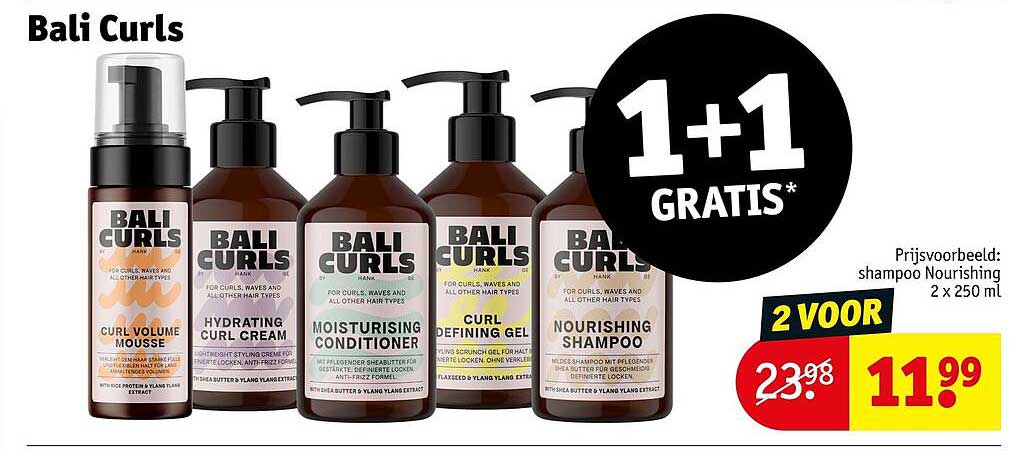 Bali Curls 1+1 gratis