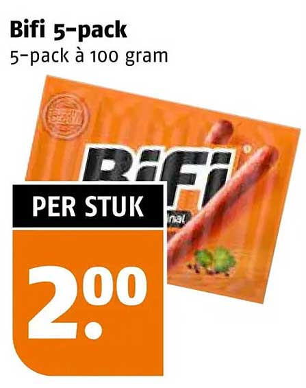 Bifi 5-pack 5-pack à 100 gram