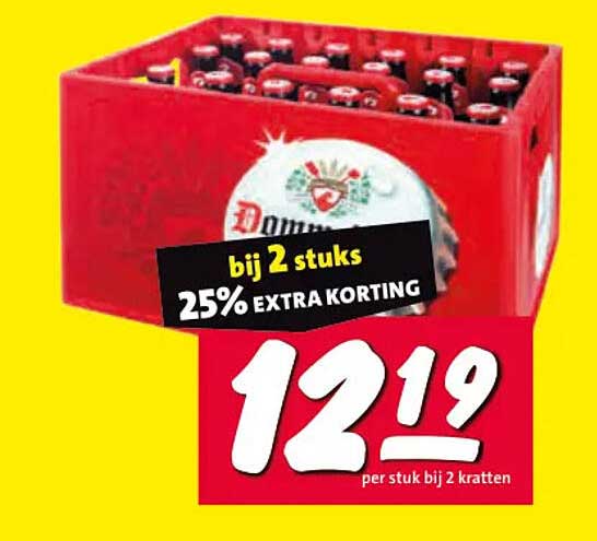 bij 2 stuks 25% EXTRA KORTING