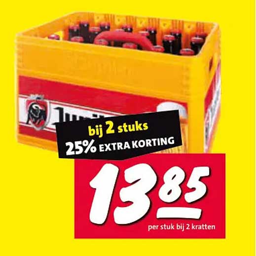 bij 2 stuks 25% EXTRA KORTING