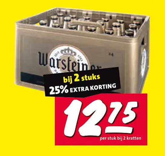 bij 2 stuks 25% EXTRA KORTING