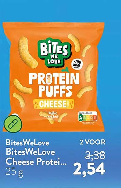 BitesWeLove Cheese Protei... 2 VOOR