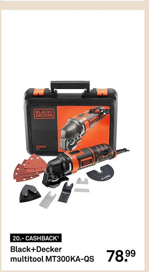 Black+Decker multitool MT300KA-QS