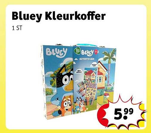 Bluey Kleurkoffer