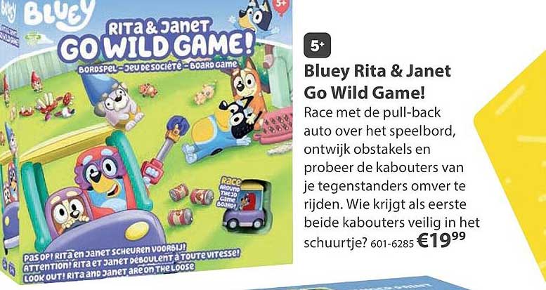 Bluey Rita & Janet Go Wild Game!