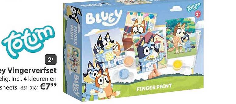 Bluey Vingerverfset