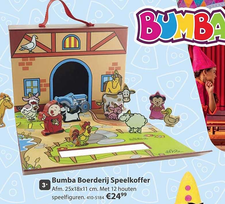 Bumba Boerderij Speelkoffer