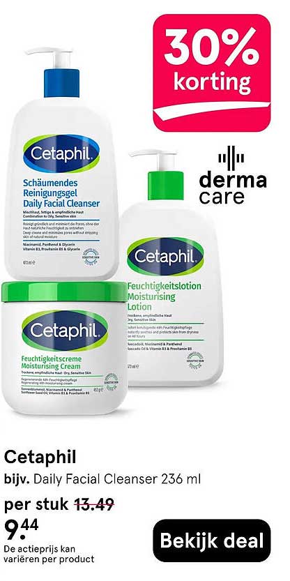 Cetaphil - 30% korting