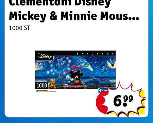 Clementoni Disney Mickey & Minnie Mous... 1000 ST