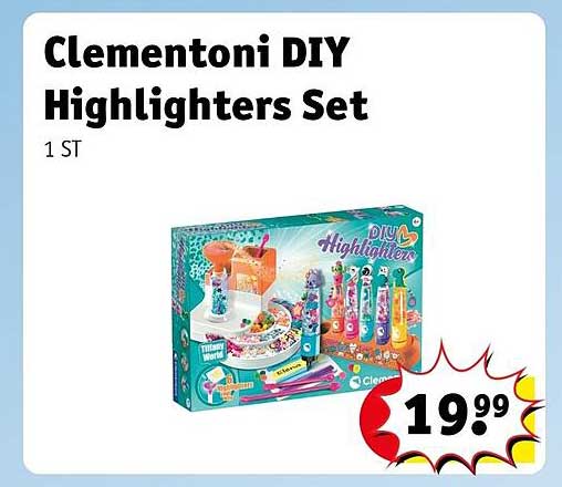Clementoni DIY Highlighters Set