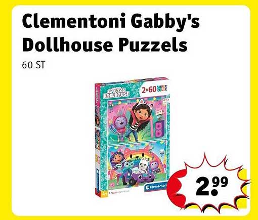 Clementoni Gabby's Dollhouse Puzzles