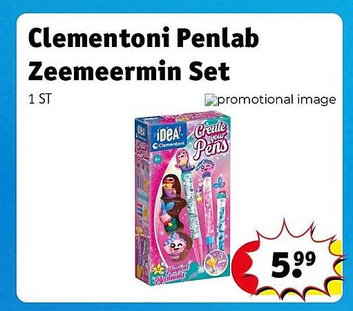 Clementoni Penlab Zeemeermin Set 1 ST
