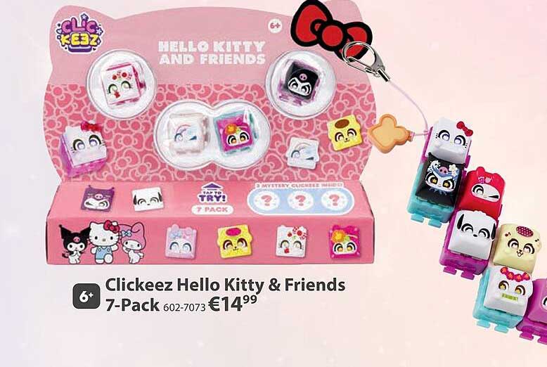 Clickeez Hello Kitty & Friends 7-Pack