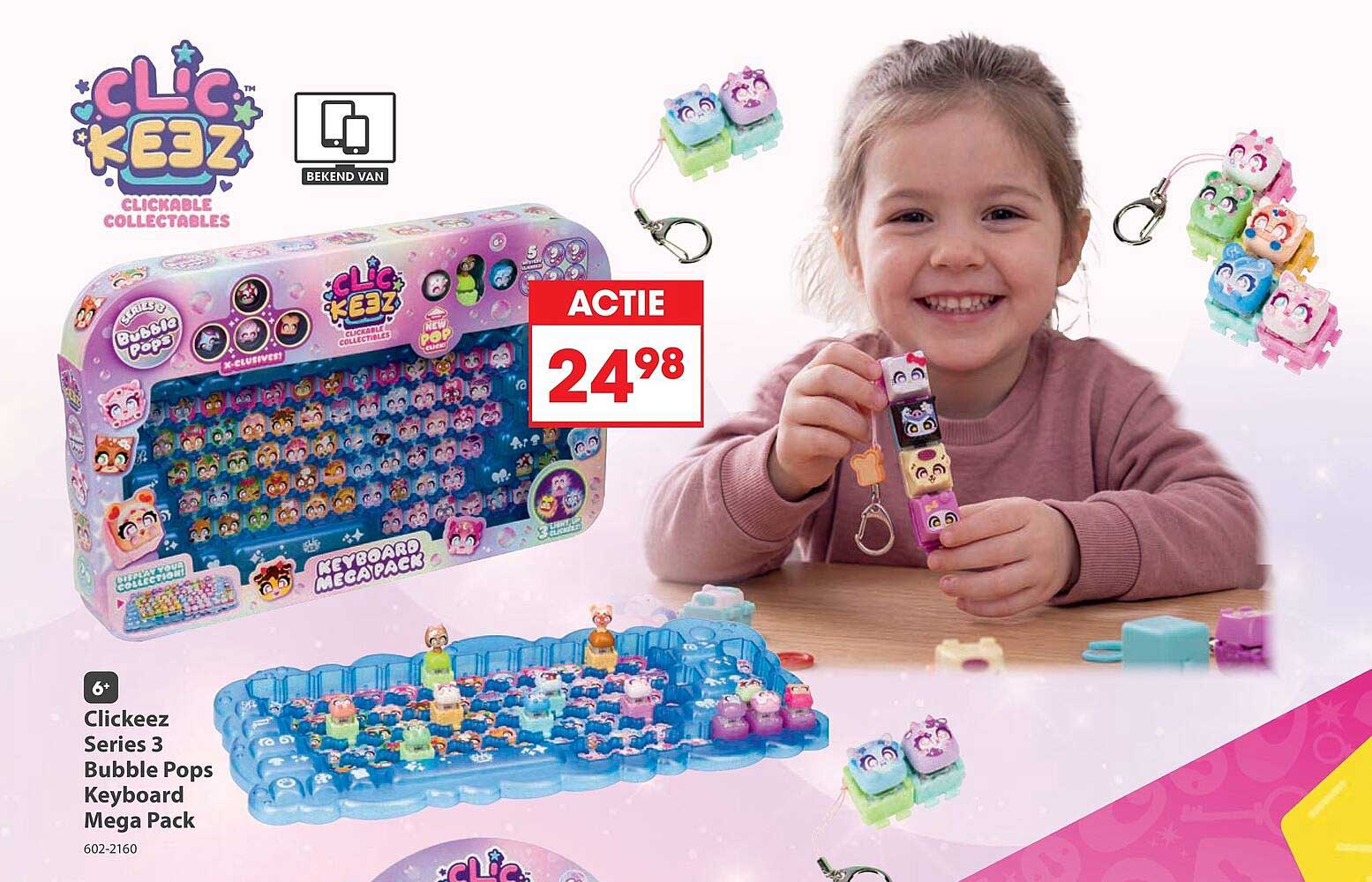Clickeez Series 3 Bubble Pops Keyboard Mega Pack