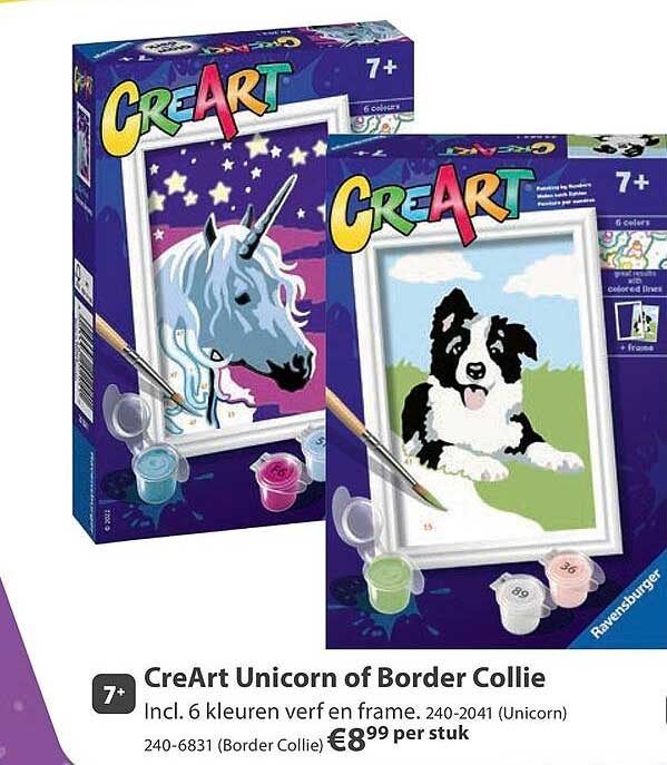 CreArt Unicorn of Border Collie