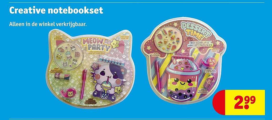 Creative notebookset