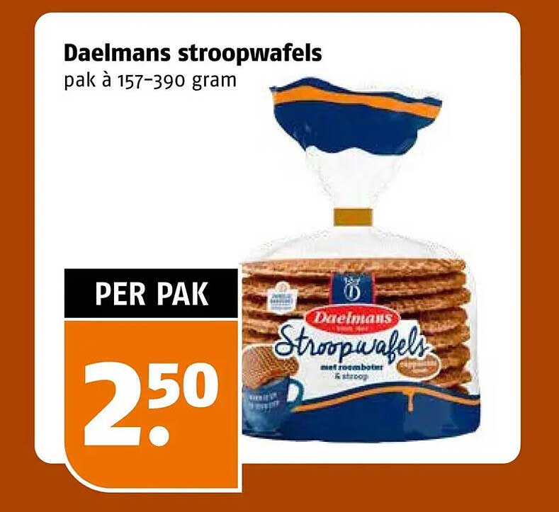 Daelmans stroopwafels pak à 157-390 gram