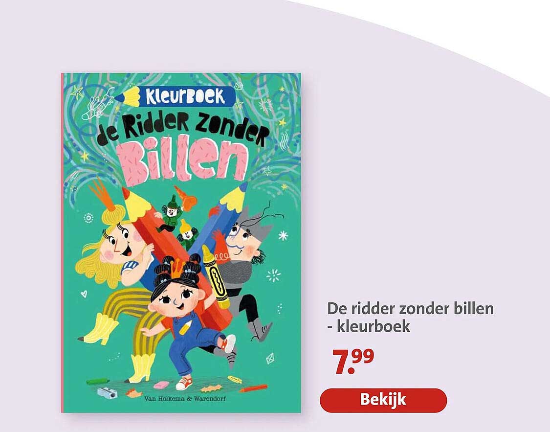 De ridder zonder billen - kleurboek