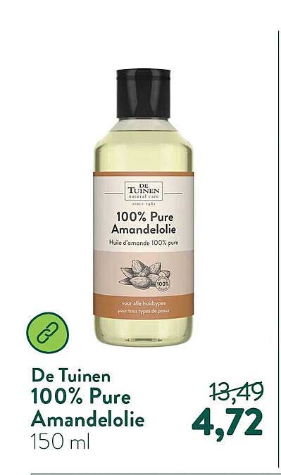 De Tuinen 100% Pure Amandelolie
