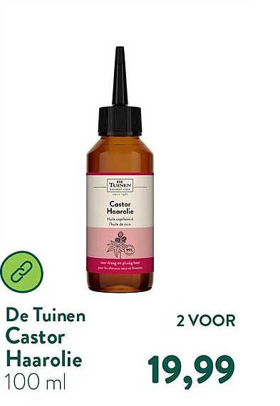 De Tuinen Castor Haarolie 100 ml 2 VOOR