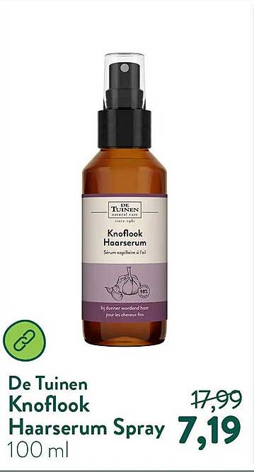 De Tuinen Knoflook Haarserum Spray 100 ml