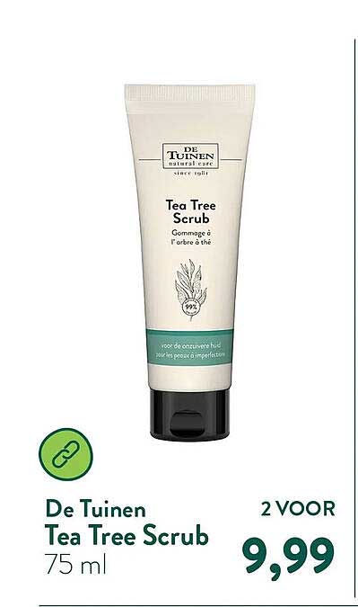 De Tuinen Tea Tree Scrub 75 ml