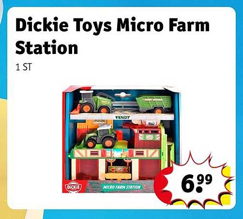 Dickie Toys Micro Farm Station