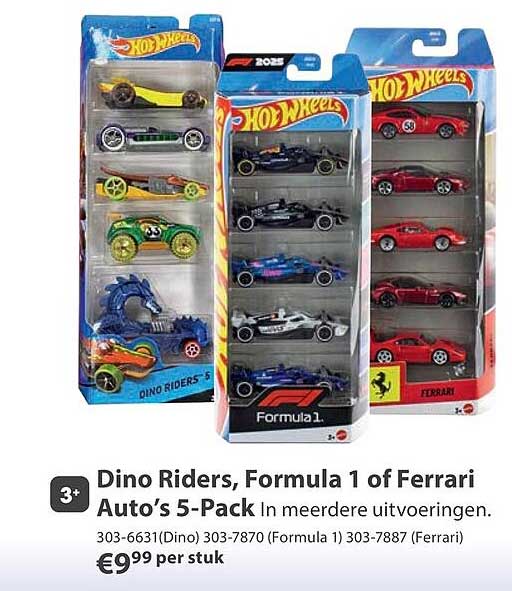 Dino Riders, Formula 1 of Ferrari Auto’s 5-Pack
