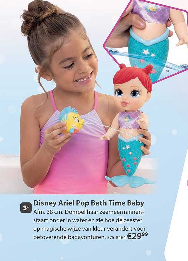 Disney Ariel Pop Bath Time Baby