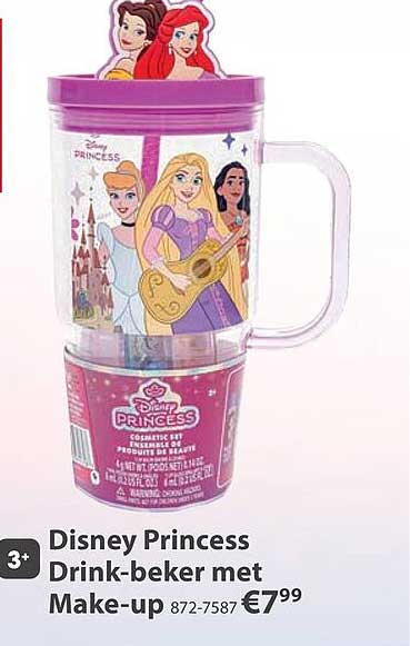 Disney Princess Drink-beker met Make-up