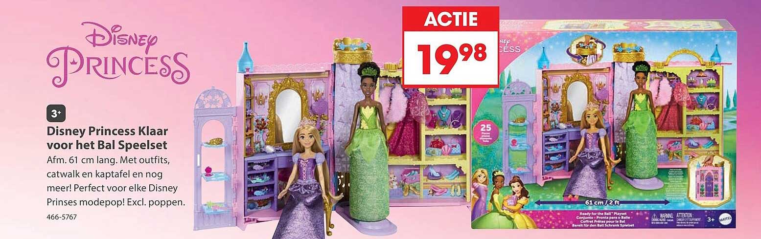 Disney Princess Klaar voor het Bal Speelset