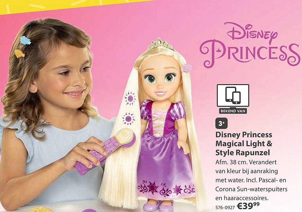 Disney Princess Magical Light & Style Rapunzel