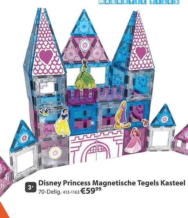 Disney Princess Magnetische Tegels Kasteel