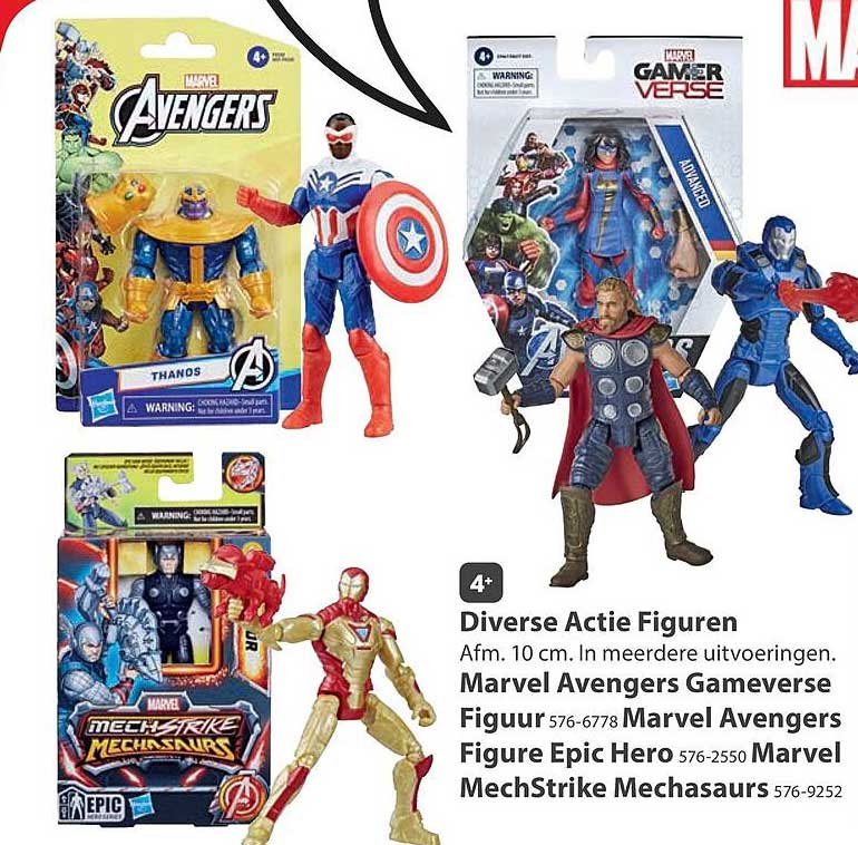 Diverse Actie Figuren Marvel Avengers Gameverse Figuur Marvel Avengers Figure Epic Hero Marvel MechStrike Mechasaurus